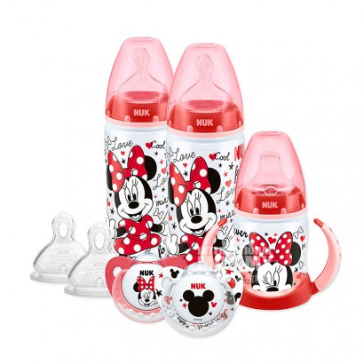 NUK Jerman NUK mulut lebar plastik PP botol bayi Mickey tujuh potong s...