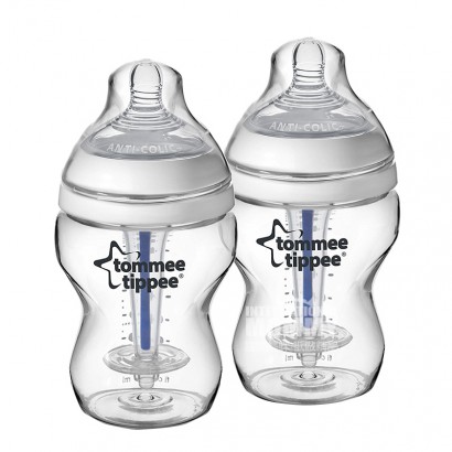 Tommee Tippee Inggris mulut lebar anti-perut kembung botol bayi 2 * 26...