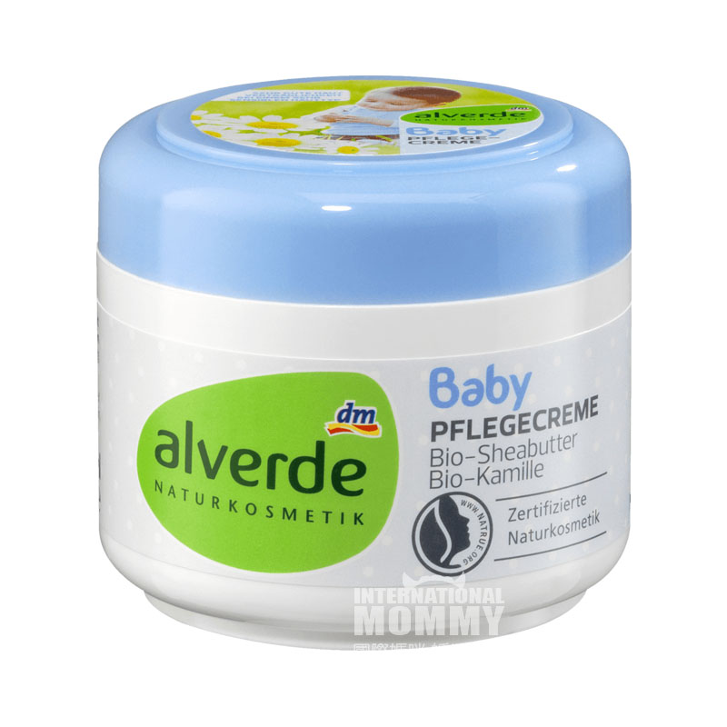 Alverde German Organic Shea Chamomile Baby Krim Pelembab Versi Luar Ne...