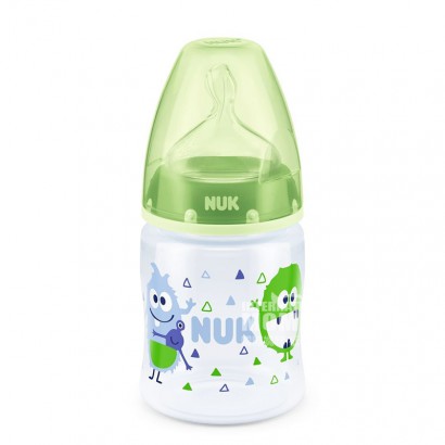 NUK Jerman NUK PP mulut lebar botol bayi silikon dot 150 ml versi 0-6 ...