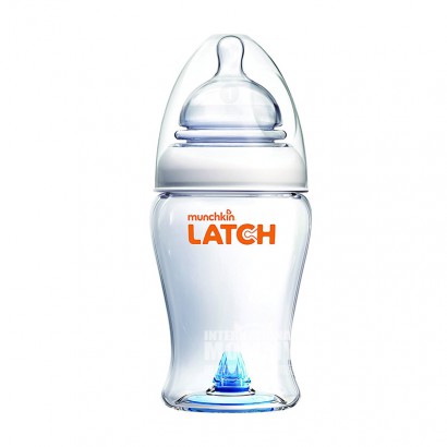 Munchkin American anti-perut kembung Botol lebar mulut LATCH 240ml tah...