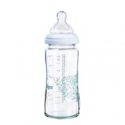 Tigex France Botol kaca anti-kembung gas kaliber kaliber lebar 240ml 0...