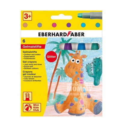 EBERHARD FABER Jerman EBERHARD FABER 6-warna anak-anak krayon edisi lu...