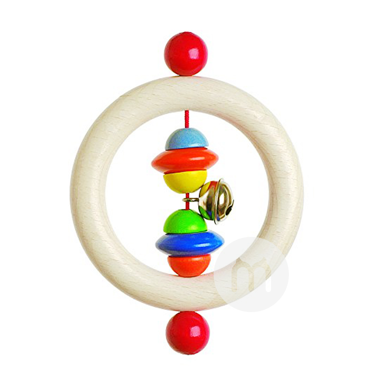 Heimess Jerman Heimess Baby Handbell Kayu Versi Luar Negeri