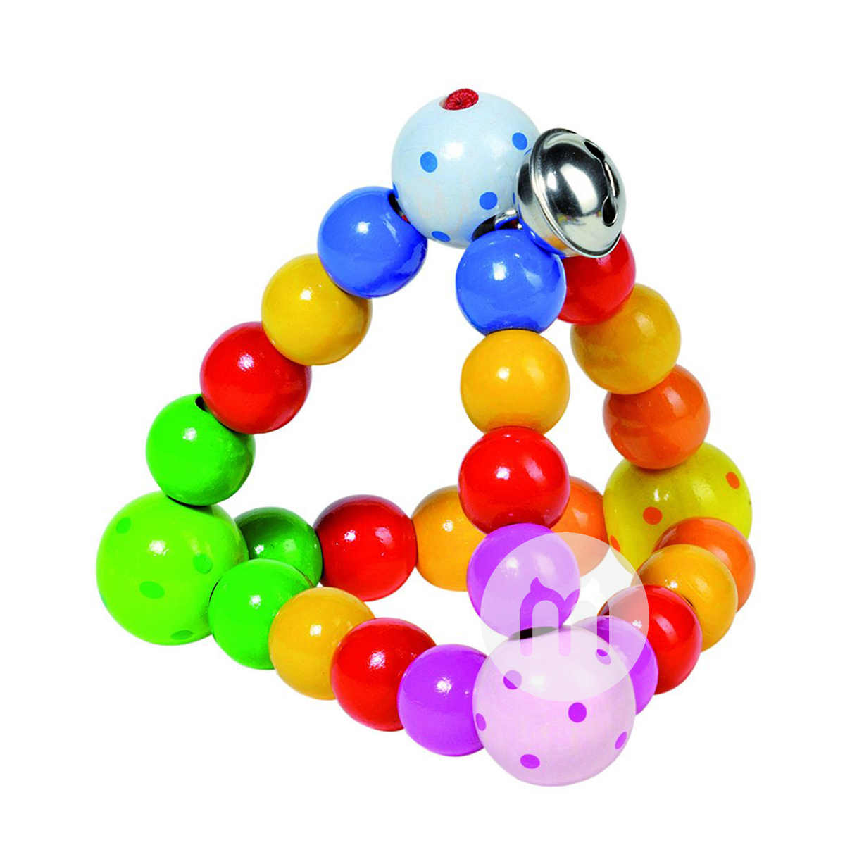 Heimess Jerman Heimess bayi kayu mainan piramida elastis versi luar ne...