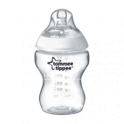 Tommee Tippee Botol PP anti-kembung di Inggris yang lebar versi 260ml ...