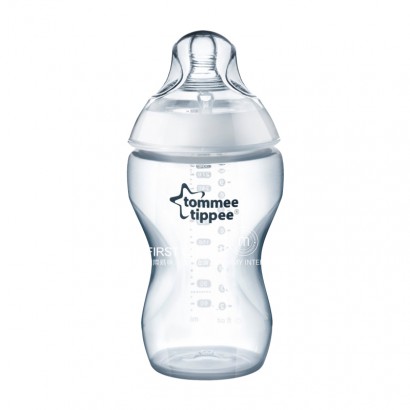 Tommee Tippee Botol anti-kembung bayi mulut lebar Inggris 340ml 3 bula...