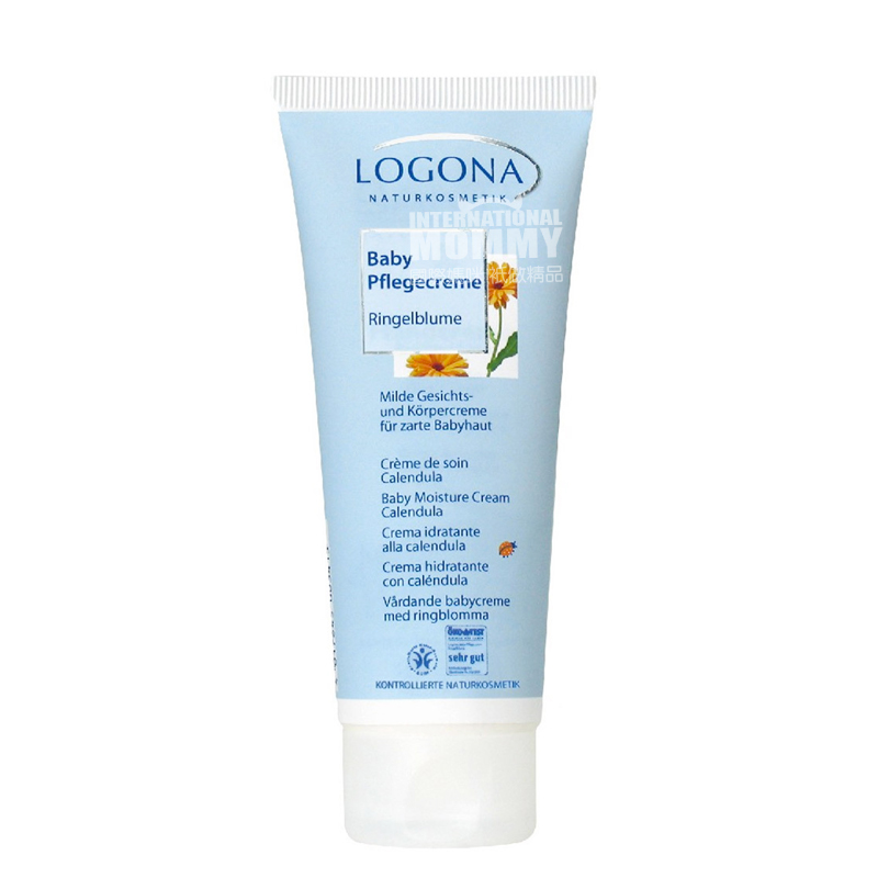 LOGONA Jerman Calendula Organik Bayi Pelembab Pelembab Versi Luar Nege...