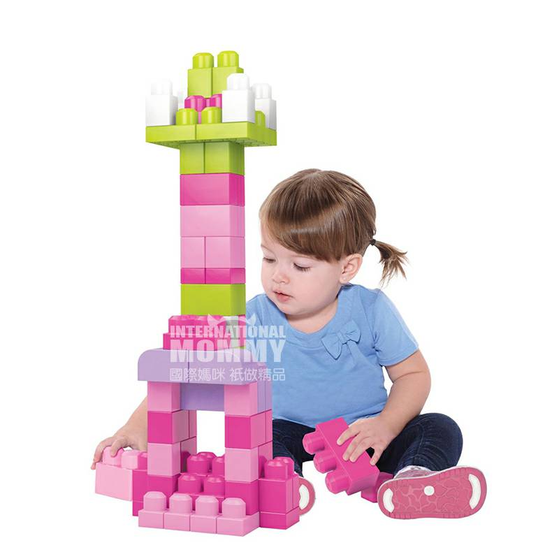 MEGA BLOKS Blok bangunan dasar Amerika versi DCH54 di luar negeri