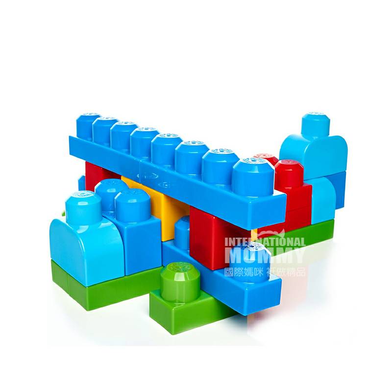 MEGA BLOKS Blok bangunan dasar Amerika versi DCH63 di luar negeri