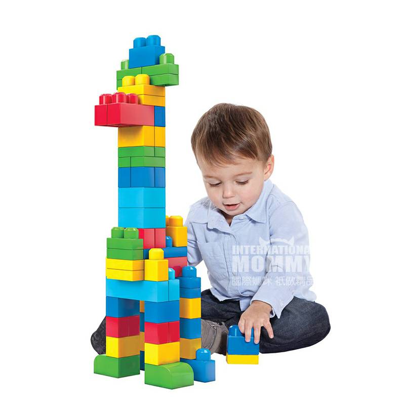 MEGA BLOKS Blok bangunan dasar Amerika versi DCH55 di luar negeri