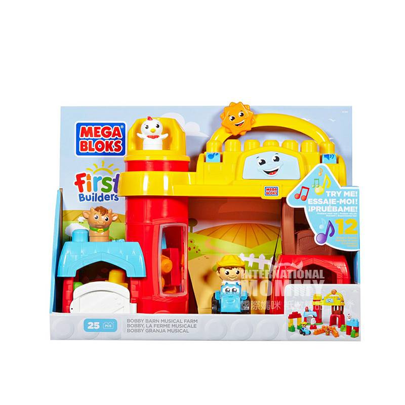 MEGA BLOKS Game American Farm World CXN76 Edisi Luar Negeri