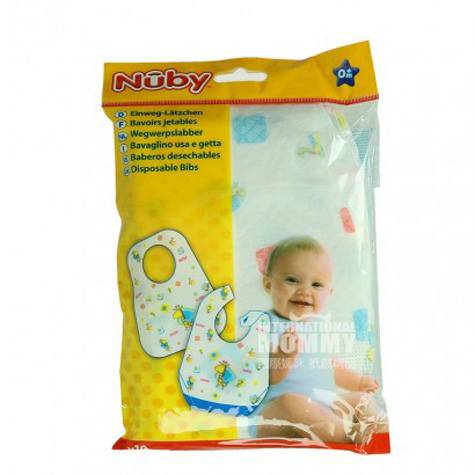 Nuby American Baby Travel Bib Sekali Pakai Khusus 10pcs Versi Luar Neg...