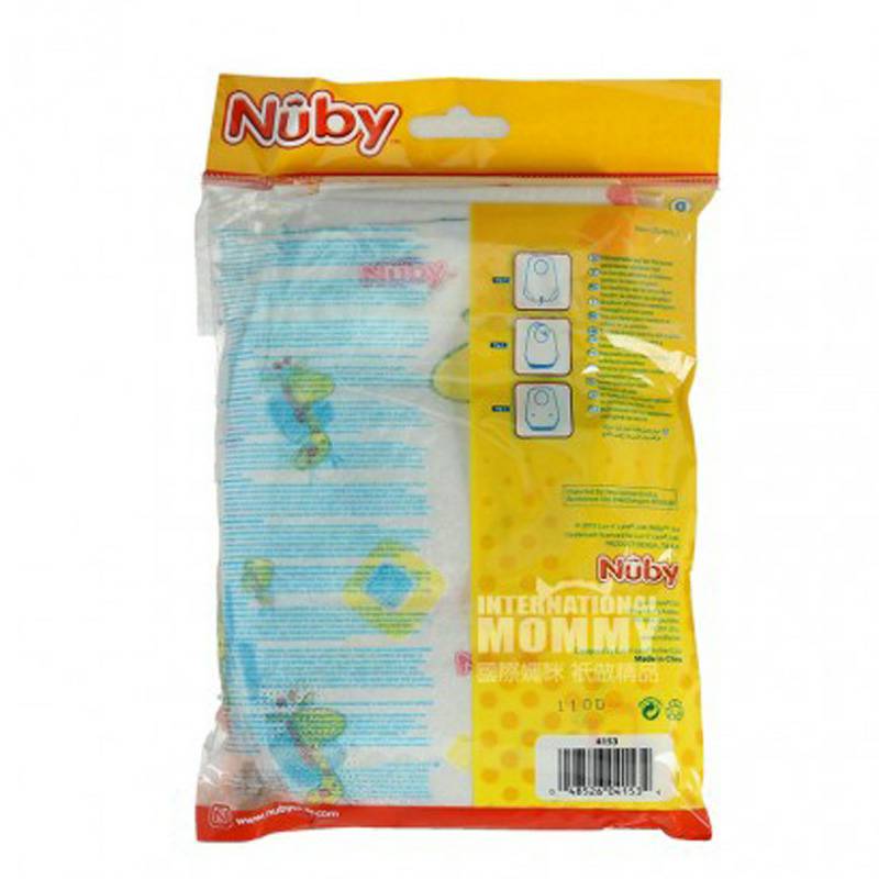 Nuby American Baby Travel Bib Sekali Pakai Khusus 10pcs Versi Luar Negeri