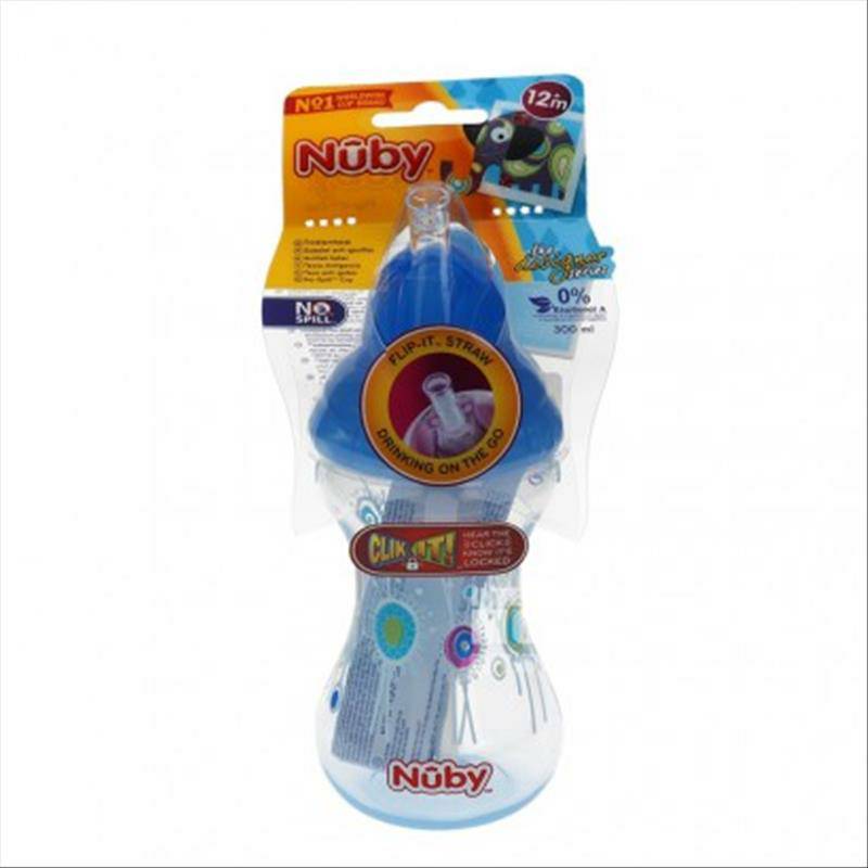 Nuby USA mengklik pada cangkir jerami selama lebih dari 12 bulan versi Luar Negeri