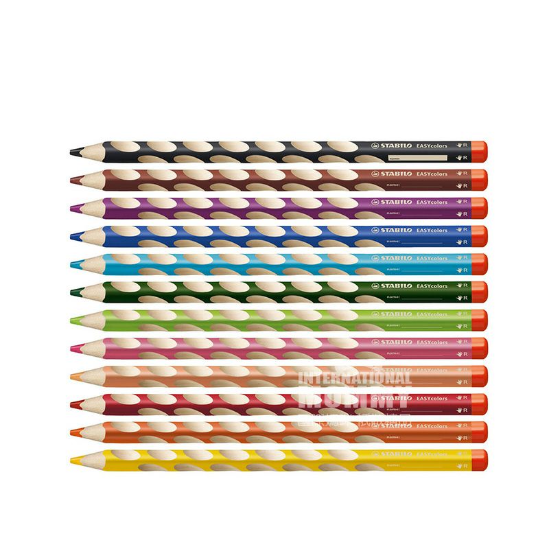 STABILO Jerman EASYcolors tangan kanan krayon ergonomis khusus 12 edisi luar negeri