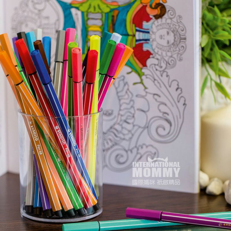 STABILO Jerman pena68 anak-anak pena cat air 30 edisi luar negeri