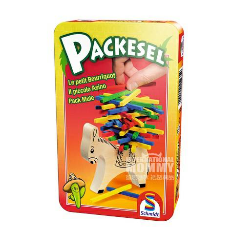 Schmidt spiele versi permainan tumpukan Jerman di luar negeri