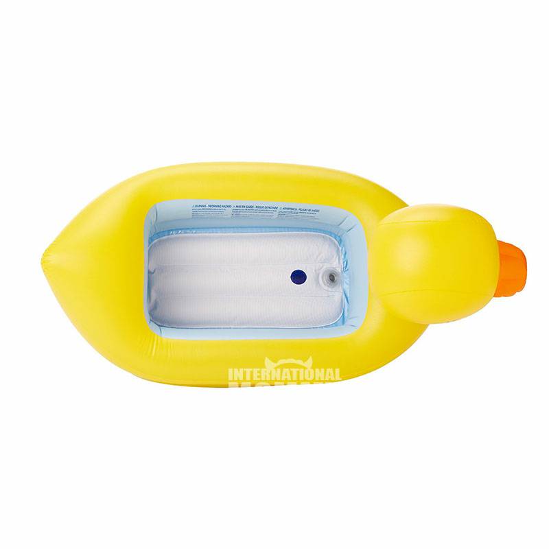 Munchkin American Inflatable Bath Bath Bentuk Bebek Versi Luar Negeri
