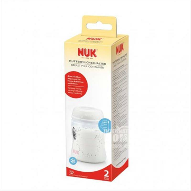 NUK German Wide Calibre Botol Penyimpanan ASI 2pcs Versi Luar Negeri