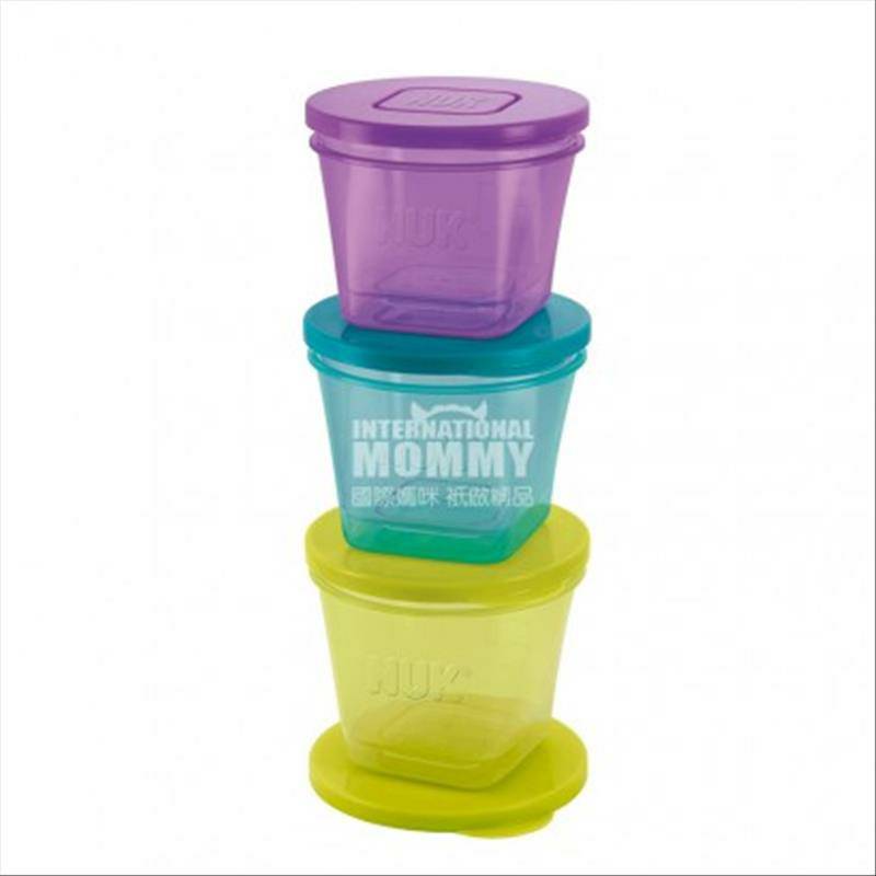 NUK Kotak Makanan Bayi Jerman Makanan Pelengkap 6 Paket Versi Luar Negeri