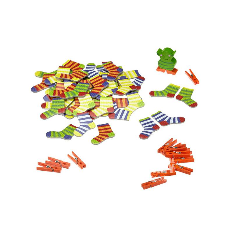 HABA Jerman permainan papan 4465 kaus kaki mencari versi luar negeri