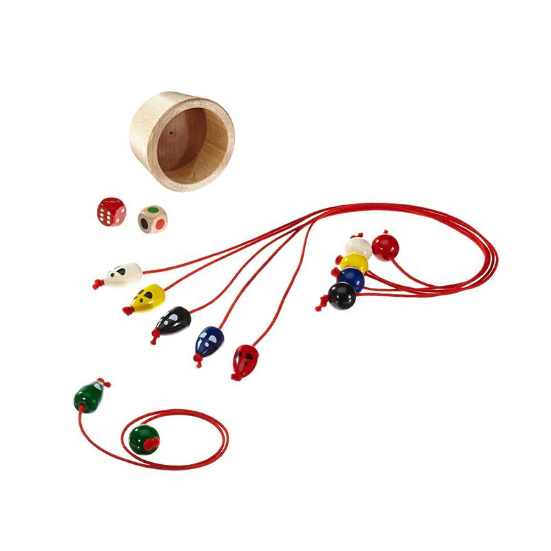 HABA Jerman permainan papan 2400 versi kucing tangkapan tikus di luar negeri