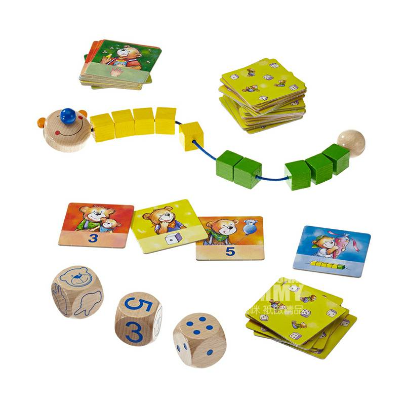 HABA Jerman papan permainan 4547 Smart Bear Learning Overseas Edition