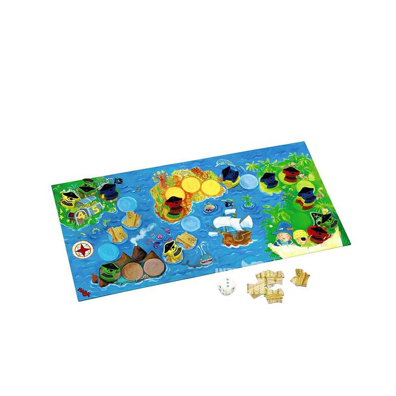 HABA Jerman permainan papan 4358 harta penambangan bajak laut versi luar negeri