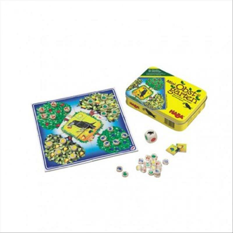 HABA Jerman papan permainan 2539 mini kebun besi kotak versi luar negeri