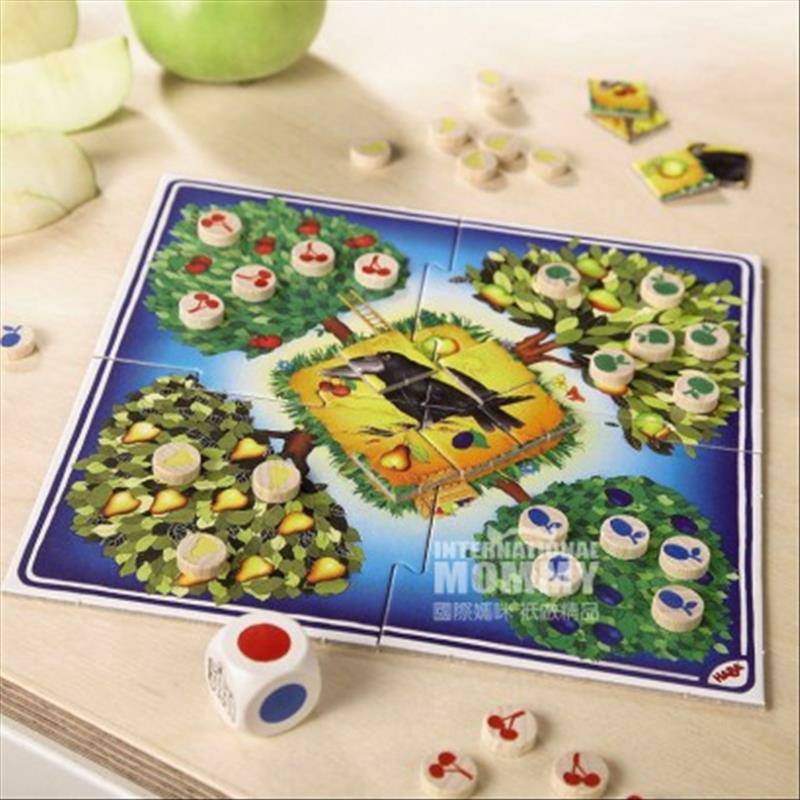 HABA Jerman papan permainan 2539 mini kebun besi kotak versi luar negeri