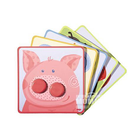 HABA Jerman 301059 versi binatang berwarna-warni berpasangan di luar n...