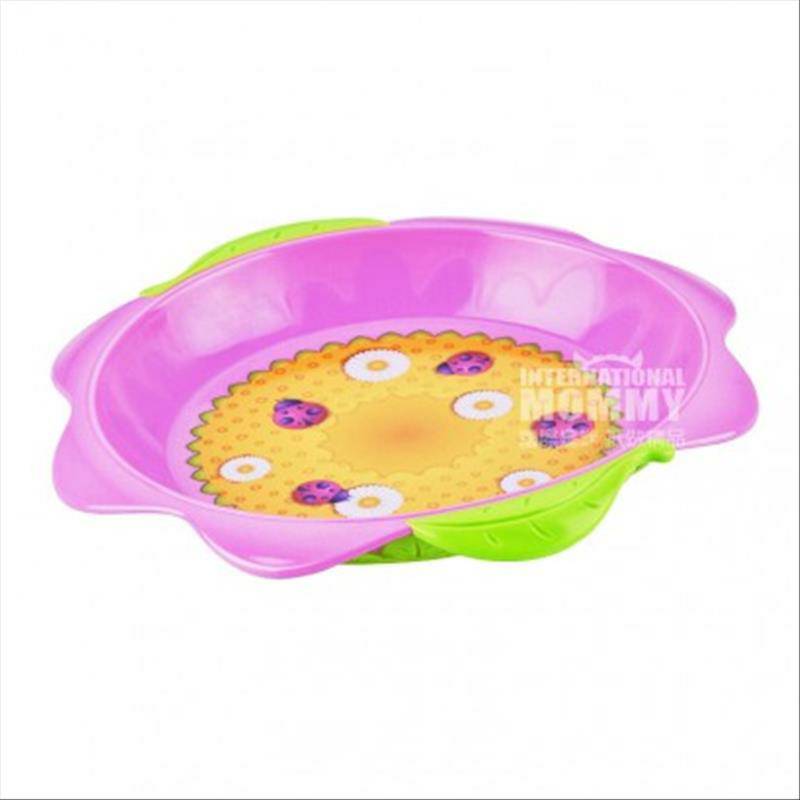 Nuby American Little Flower Series Baby Snack Plate Versi Luar Negeri