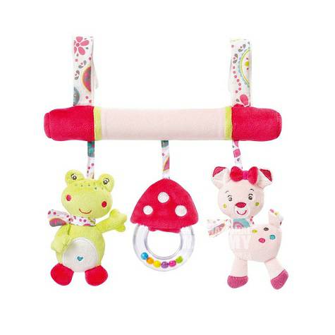 Bayi FEHN Jerman Fawn Frog Baby Carriage Rantai Boks Dekorasi Boneka V...