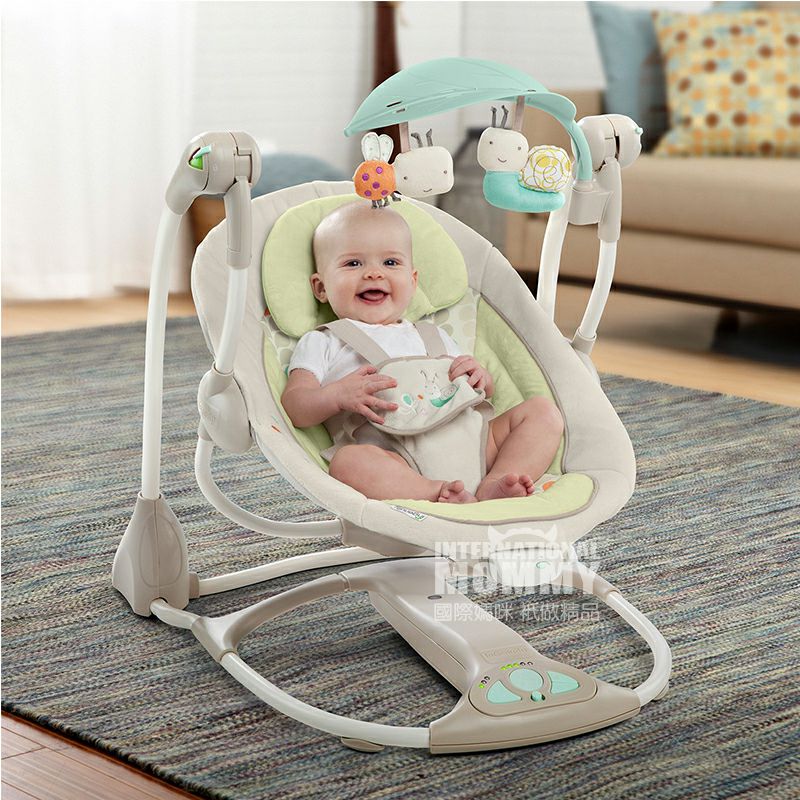 BRIGHT STARTS TERANG MULAI Kursi Goyang Bayi Amerika 60198 Edisi Luar Negeri