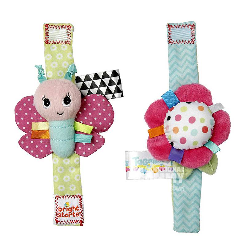 CERAH MULAI Gelang Amerika 2 bunga kecil dan kupu-kupu edisi luar negeri