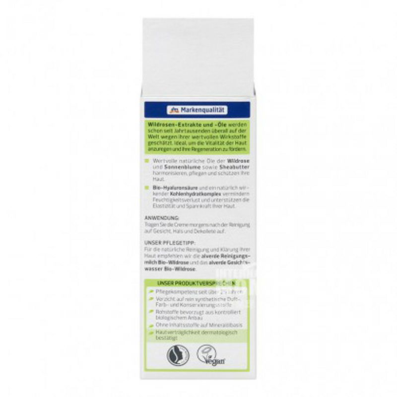 Alverde German Organic Wild Rose Day Krim Edisi Luar Negeri