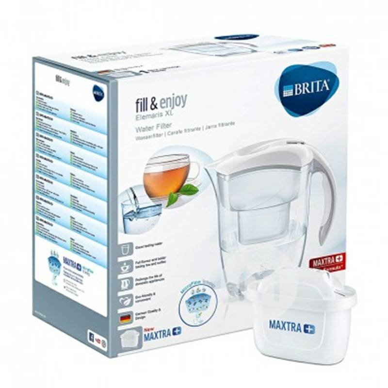 BRITA Ketel filter cerdas Jerman kapasitas super besar versi luar negeri 3.5L putih