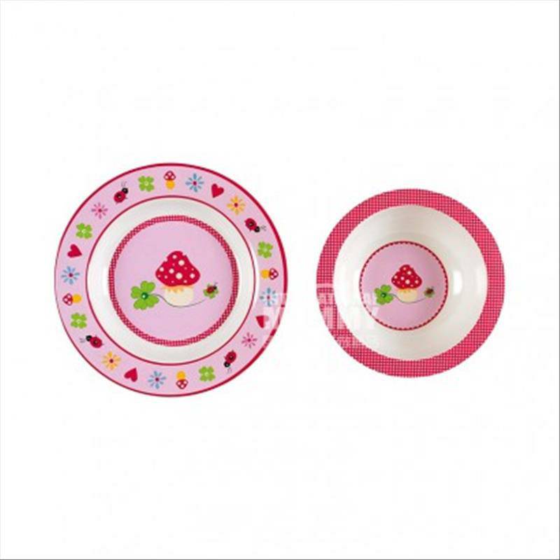 DIE SPIEGELBURG Hadiah peralatan makan anak-anak Jerman yang ditetapkan di luar negeri