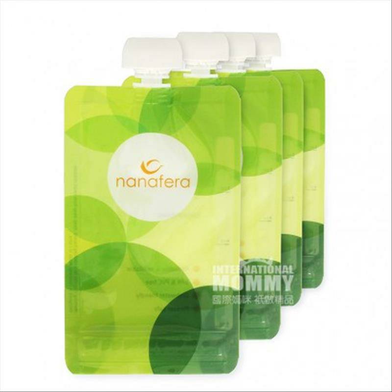 Nanafera Germany tas pemeras makanan reusable 180ml * 4 versi luar negeri