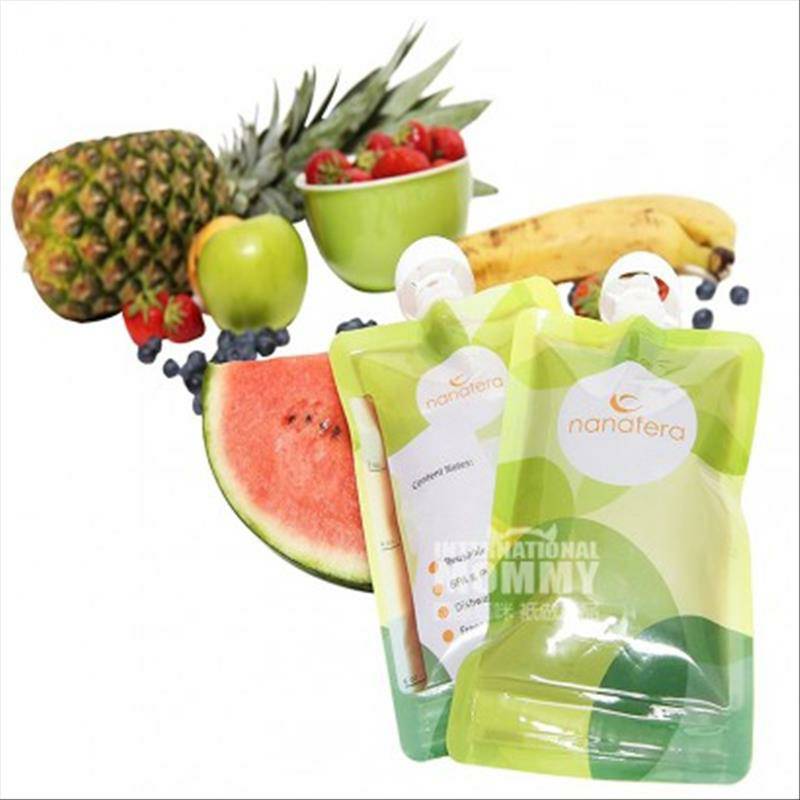 Nanafera Germany tas pemeras makanan reusable 180ml * 4 versi luar negeri