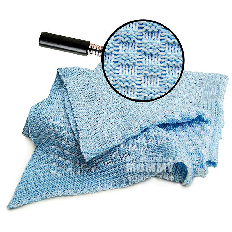 SonnenStrick Jerman Rajutan Selimut Bayi Organik Murni 80x80 cm Versi Luar Negeri