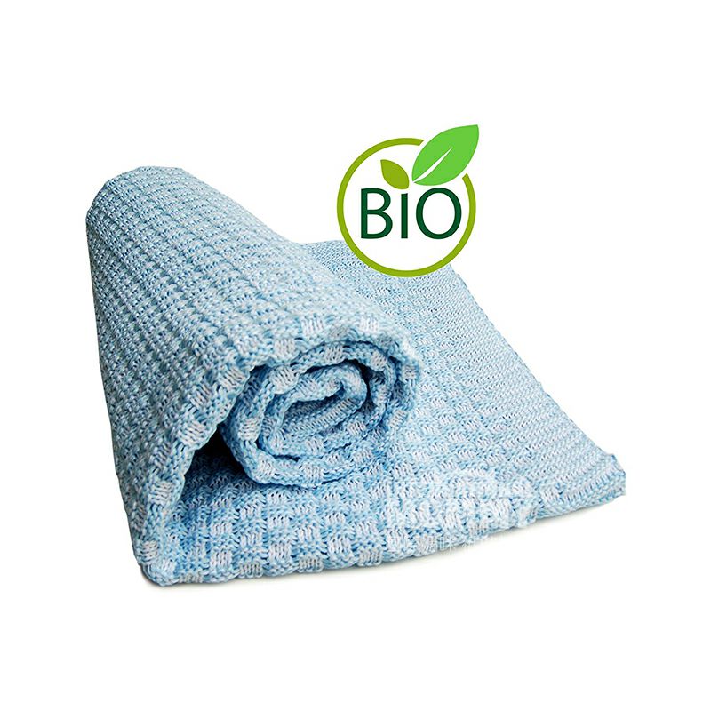 SonnenStrick Jerman Rajutan Selimut Bayi Organik Murni 80x80 cm Versi Luar Negeri