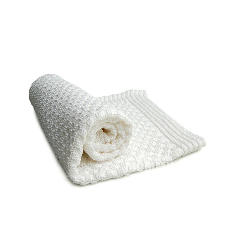 SonnenStrick Jerman Rajutan Selimut Bayi Organik Murni 80x80 cm Versi Luar Negeri