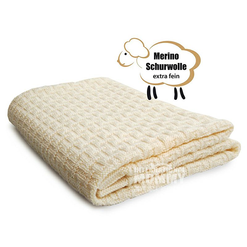 SonnenStrick Jerman selimut bayi wol murni versi 80 x 90 cm di luar negeri