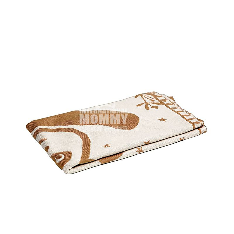 SonnenStrick German Pure Organic Cotton Panda Baby Blanket Overseas Version