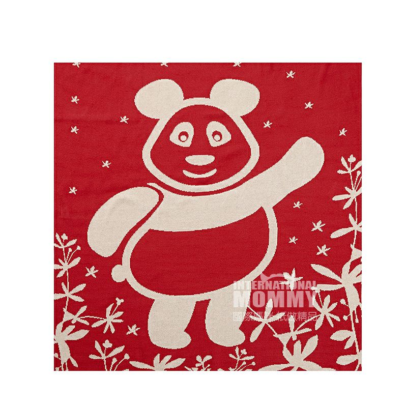 SonnenStrick German Pure Organic Cotton Panda Baby Blanket Overseas Version