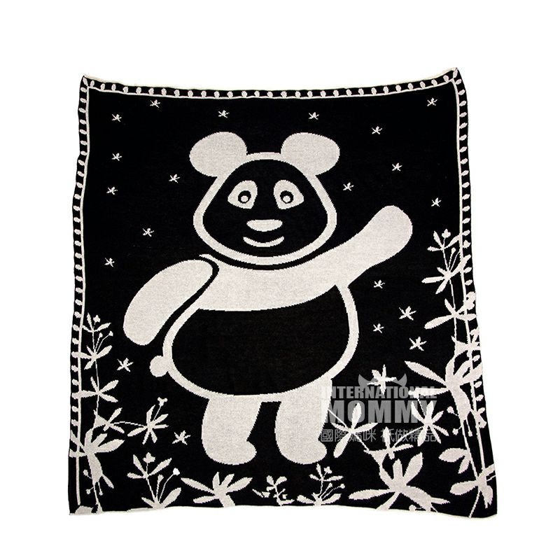 SonnenStrick German Pure Organic Cotton Panda Baby Blanket Overseas Version