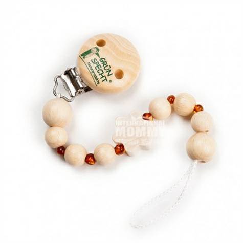 GRUN SPECHT Rantai pacifier kayu Jerman versi luar negeri