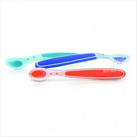 Nuby American Sensitive Baby Spoon 3pcs Versi Luar Negeri